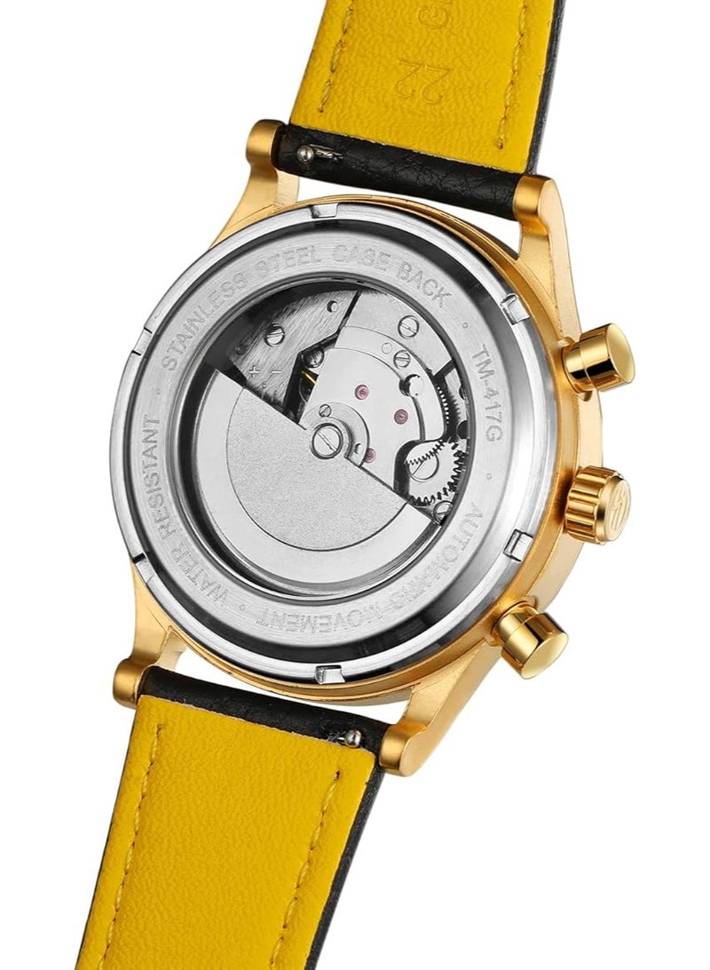 FORSINING Men's Automatic Tourbillon Dress Watches Analogue Mechanical Calendar Minimalist Waterproof Wrist Watch - Image 5